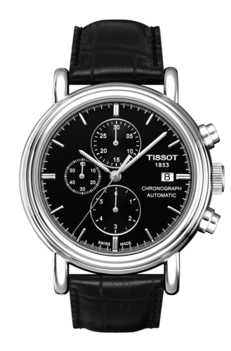 Tissot Carson Chronograph Automatic 42 Stainless Steel / Black / Strap